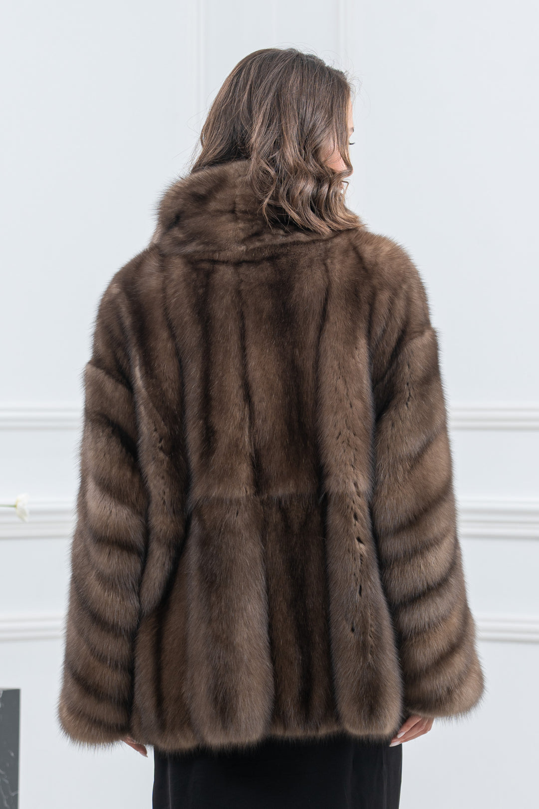 Platinum Russian Sable Fur Short Jacket - Women&