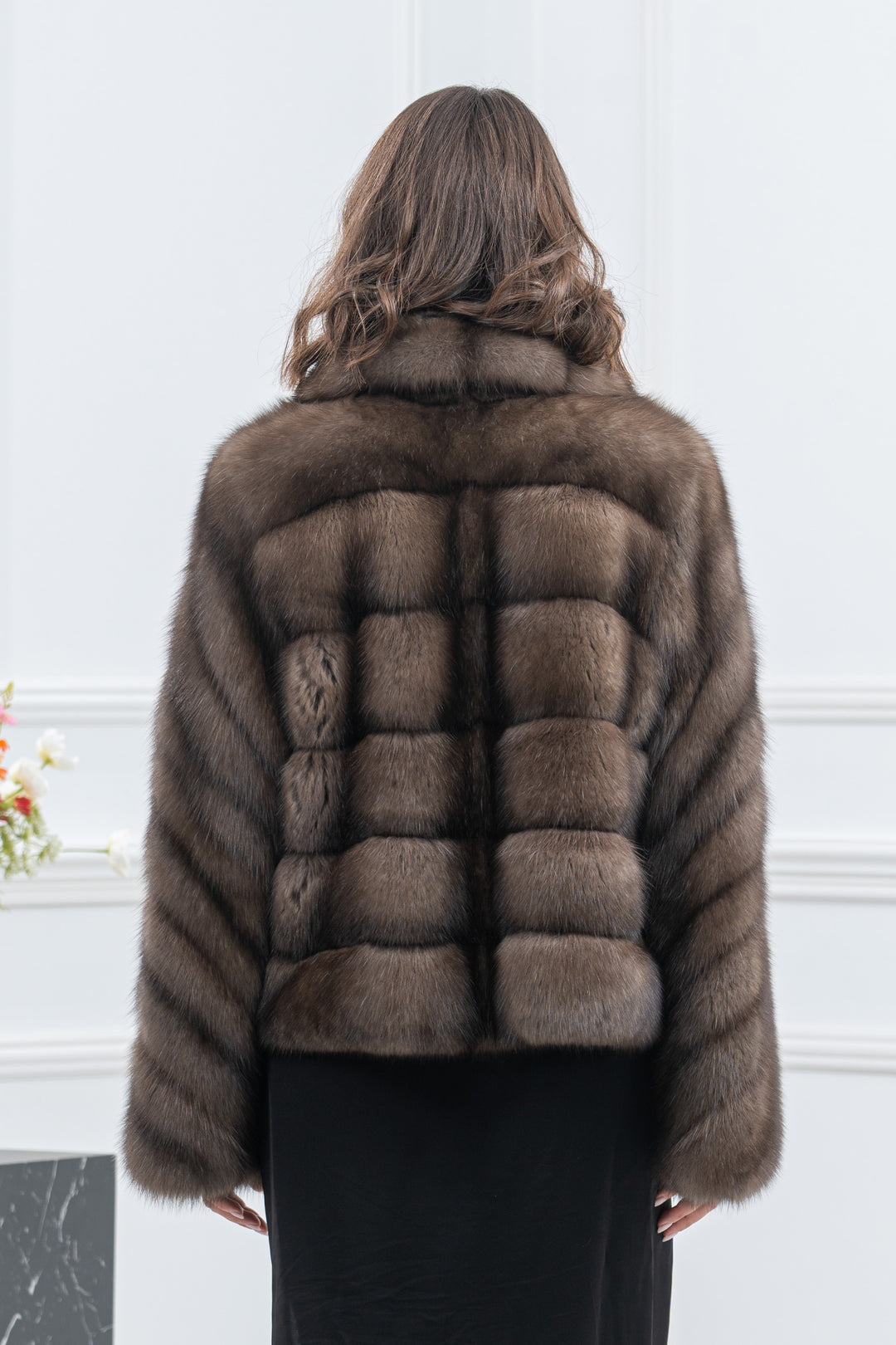 Platinum Russian Sable Fur Short Jacket - Women&