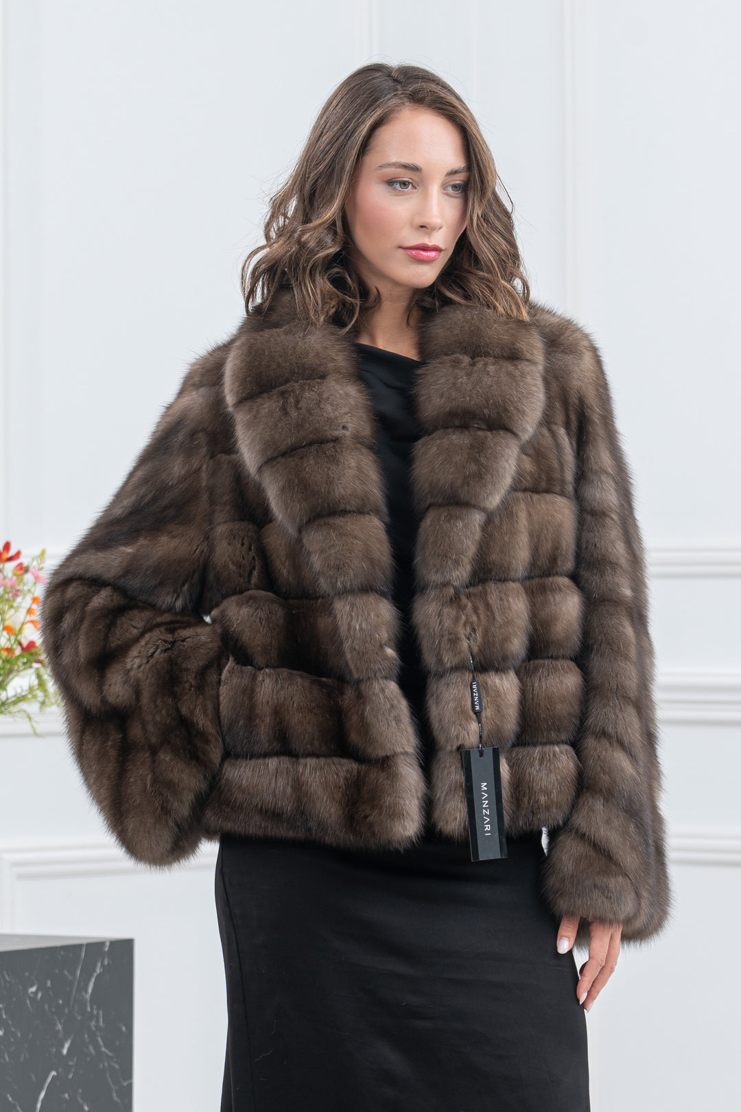 Platinum Russian Sable Fur Short Jacket - Women&