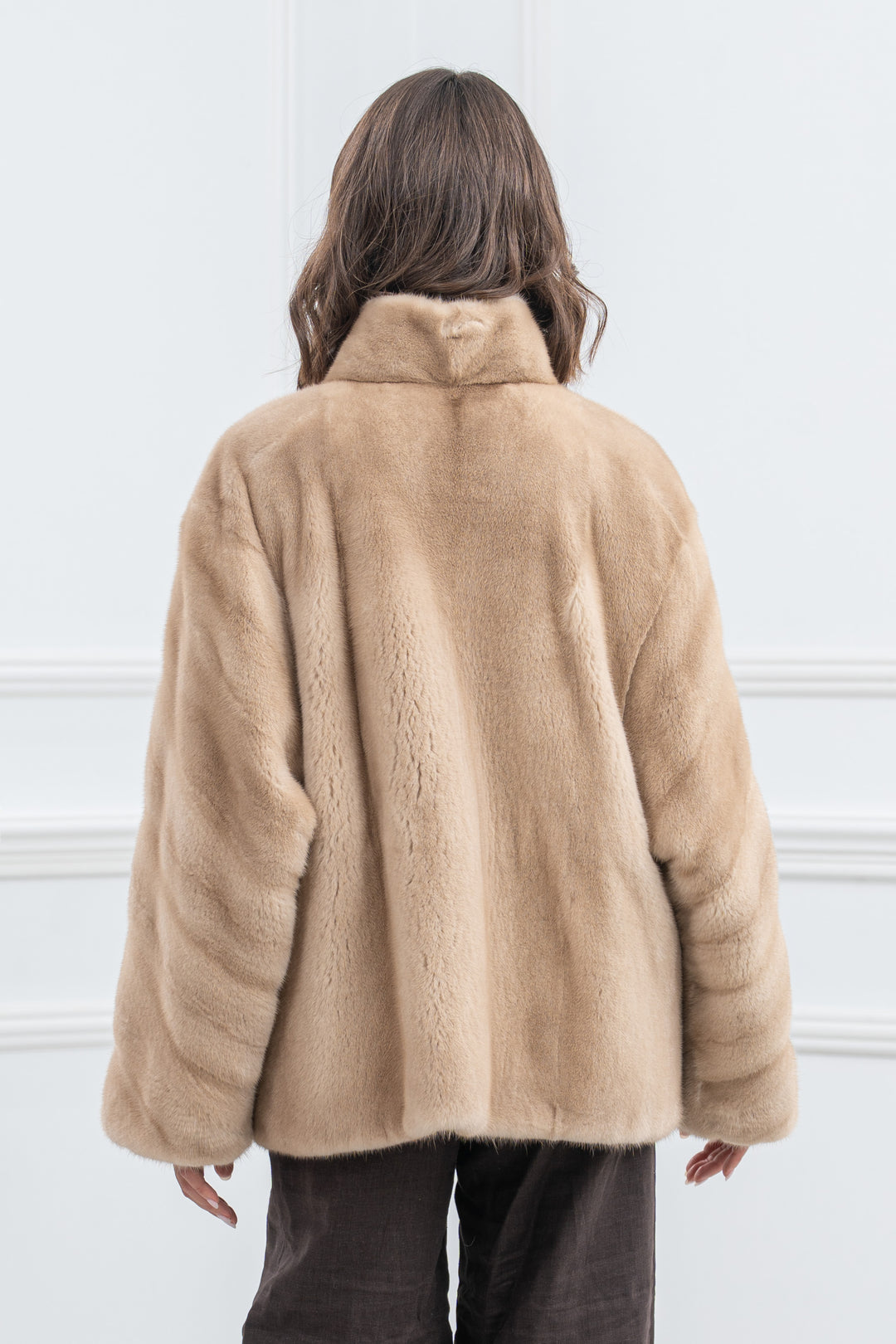 Palomino Mink Fur Short Jacket - Women&