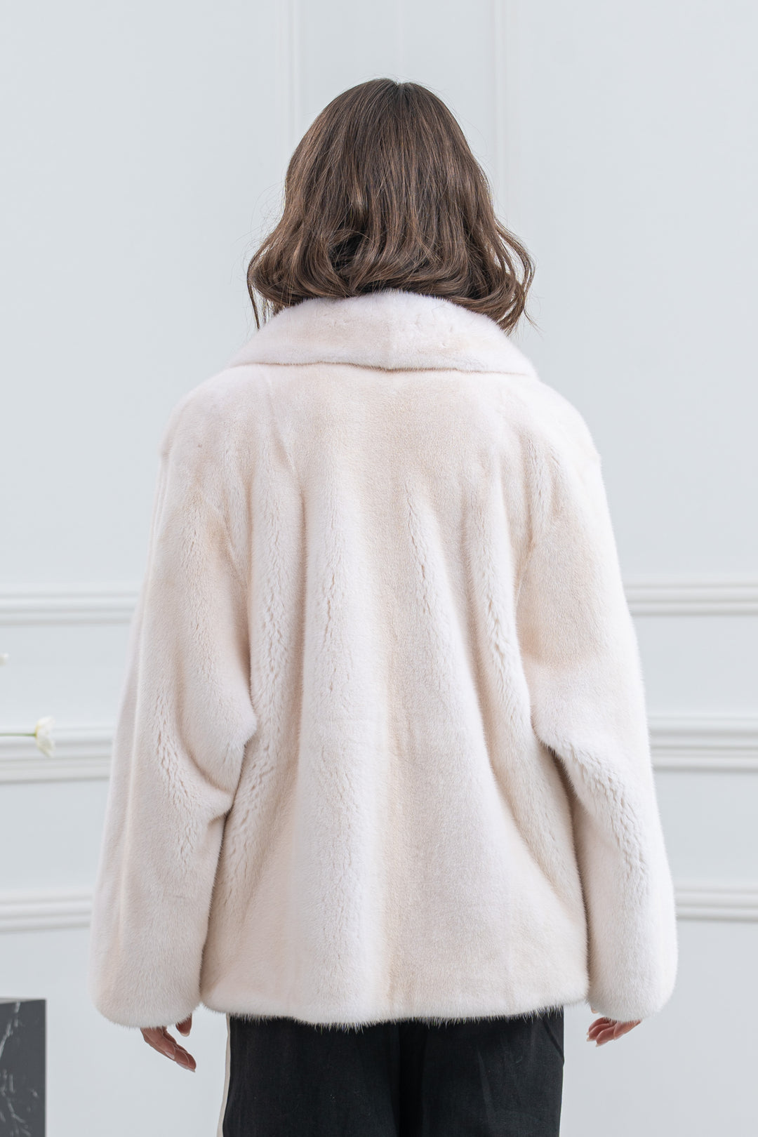 Pearl Mink Fur Short Jacket - Women&