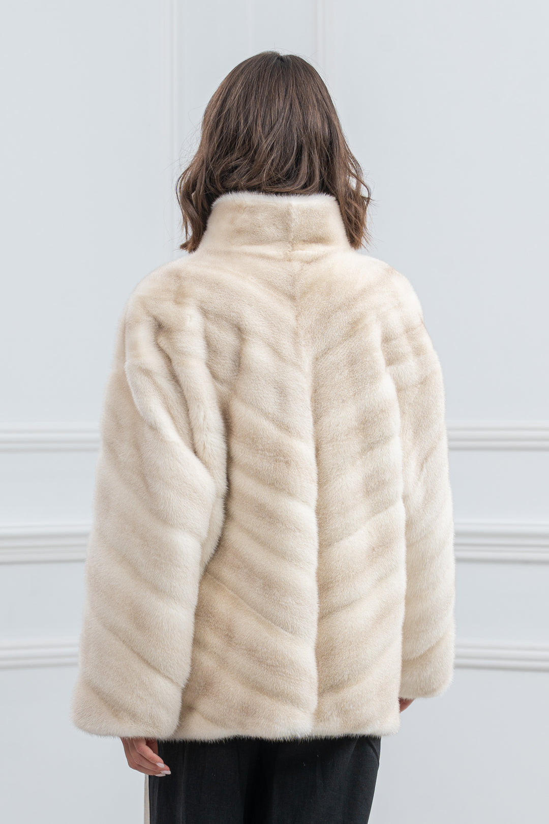 Cinnamon Mink Fur Short Vest - Women&