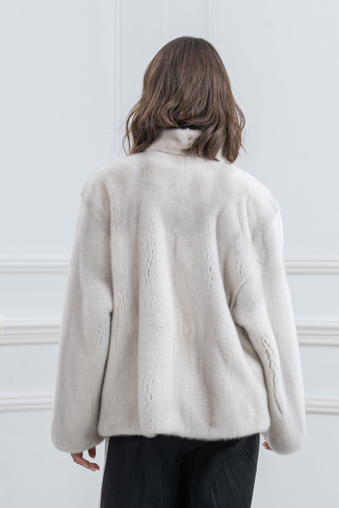 Violet Mink Fur Short Jacket - Women&