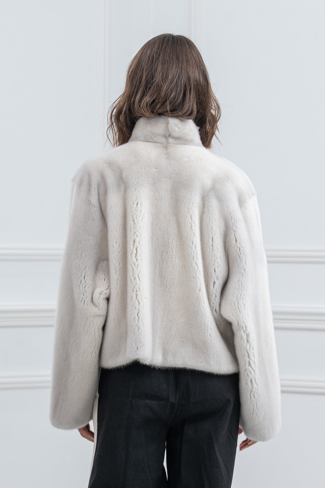Violet Mink Fur Short Jacket - Women&