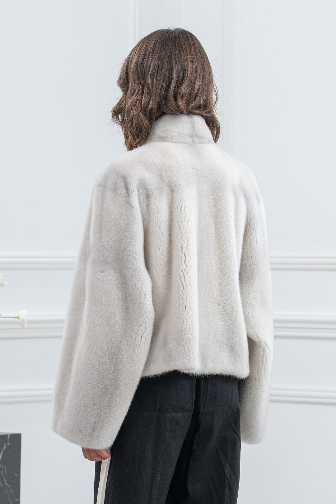 Violet Mink Fur Short Jacket - Women&