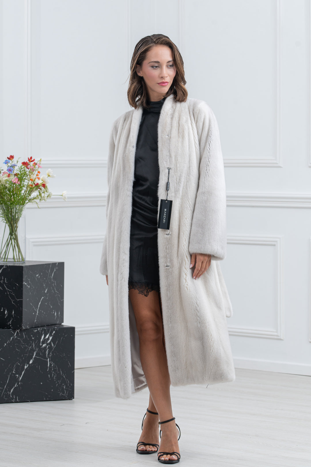 Violet Mink Fur Coat - Women&