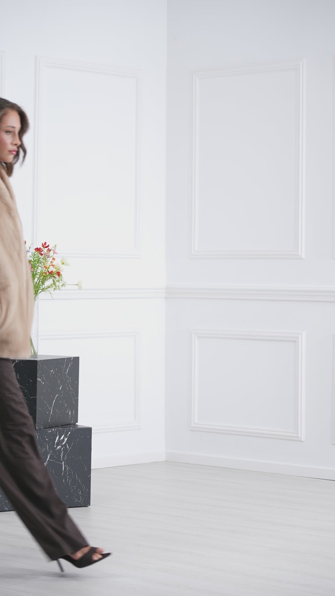 Palomino Mink Fur Short Jacket - Women&