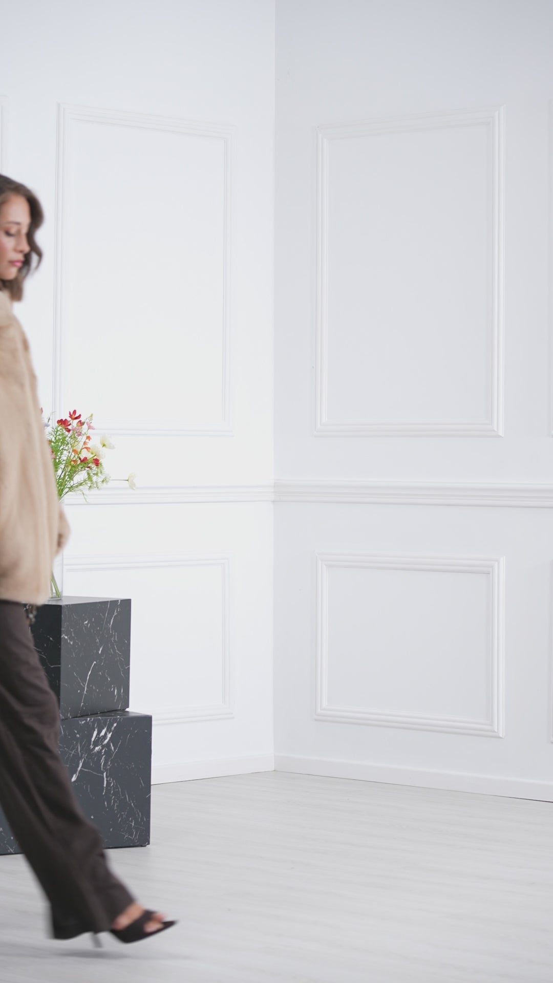 Palomino Mink Fur Short Jacket - Women&