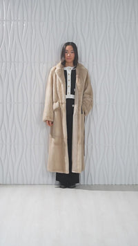 Palomino Mink Fur Coat - Women&