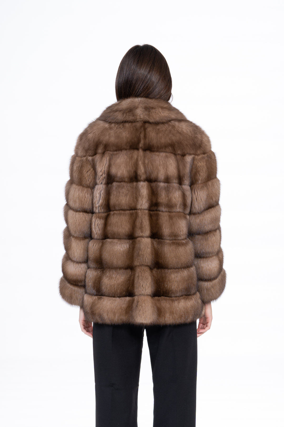 High-quality Lavander Russian sable fur coat for luxury lovers