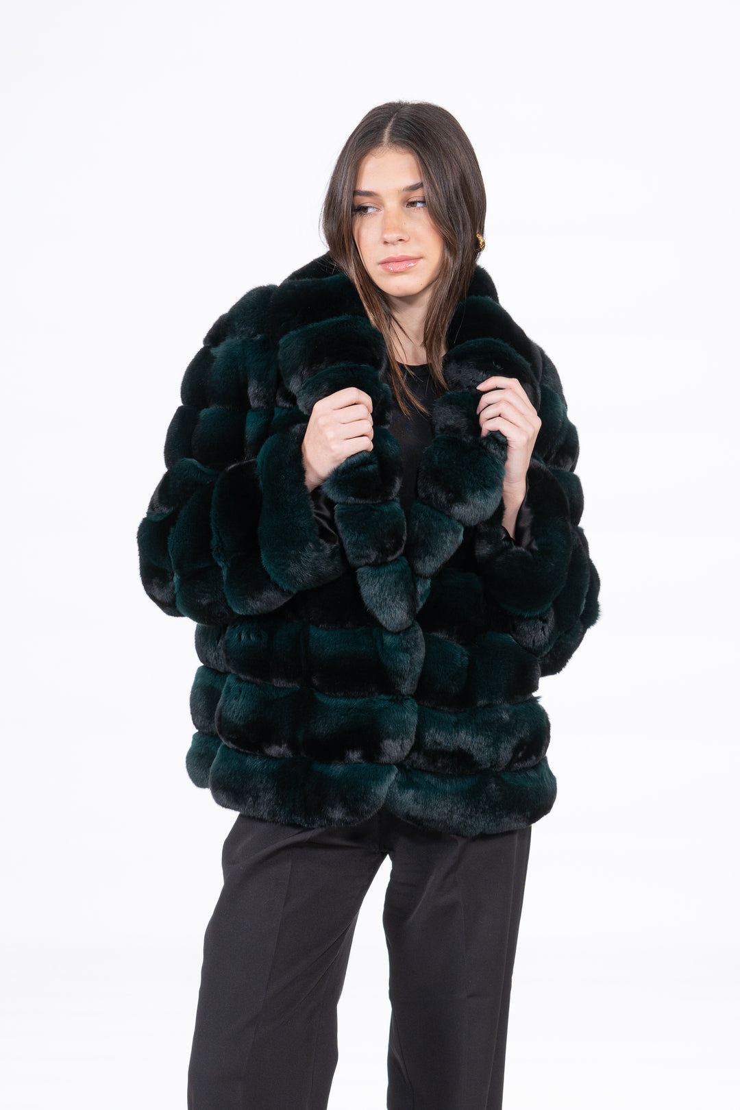 Manzari Amazonia Chinchilla fur coat for a timeless appeal