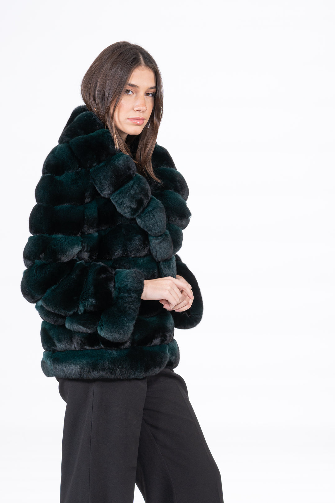 Elegant Amazonia Chinchilla fur coat for a refined look