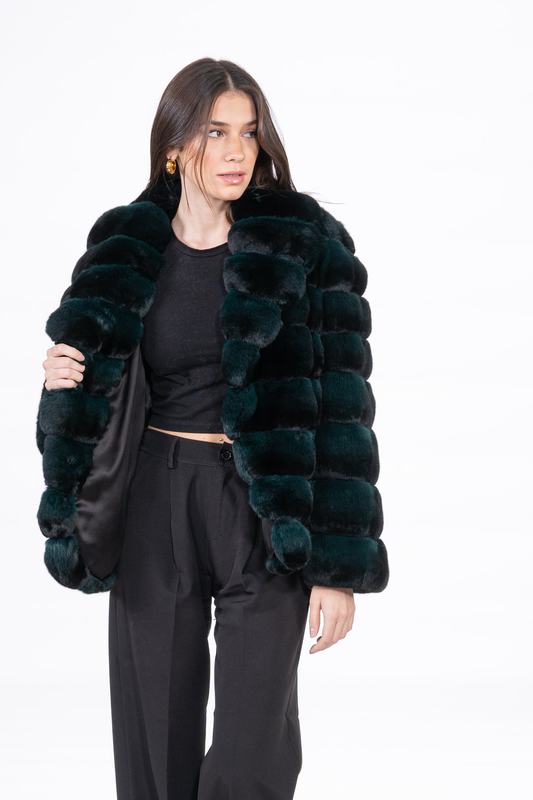 Manzari Amazonia Chinchilla fur coat for a timeless appeal