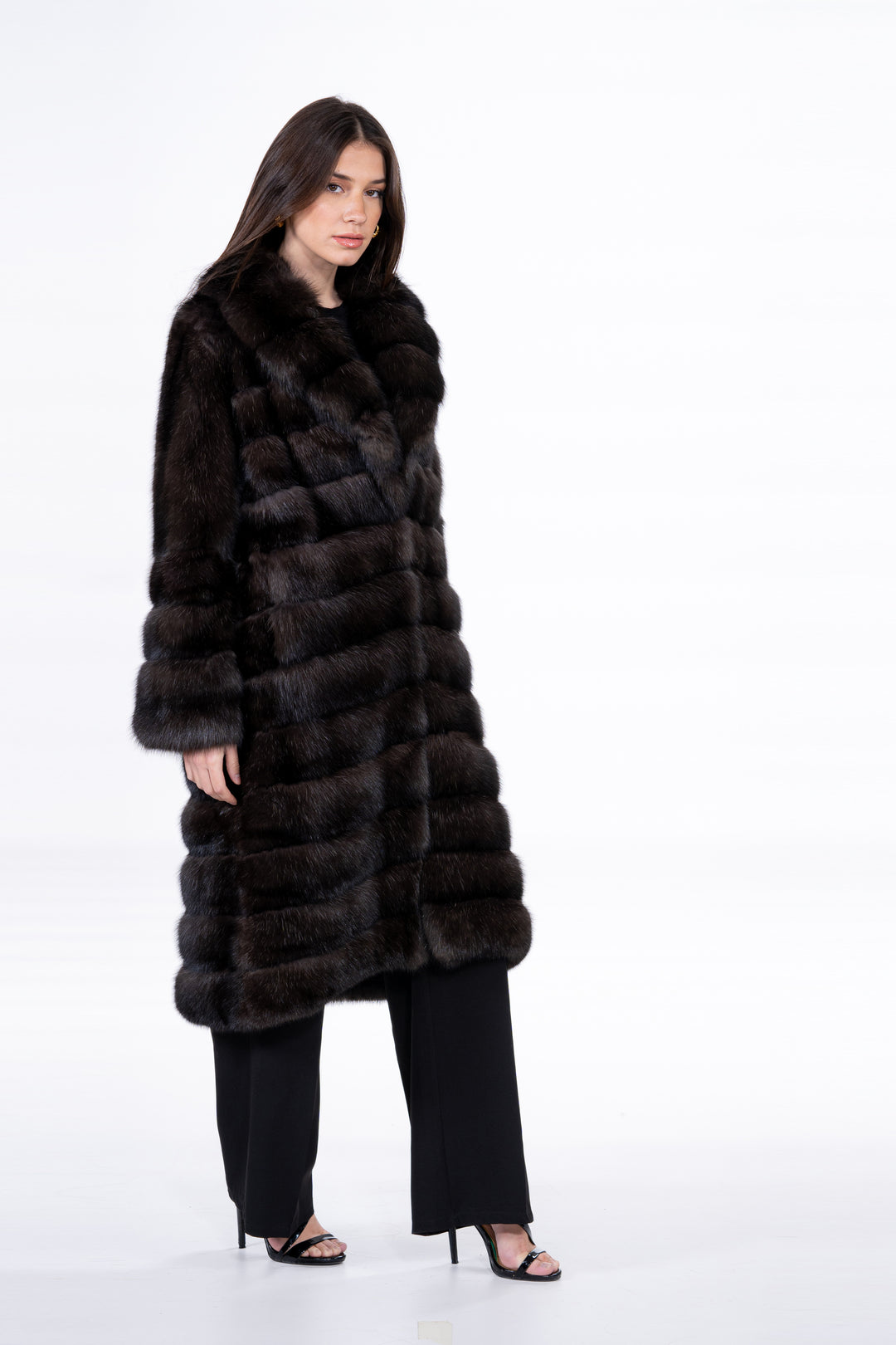 High-quality Russian sable fur coat for luxury lovers