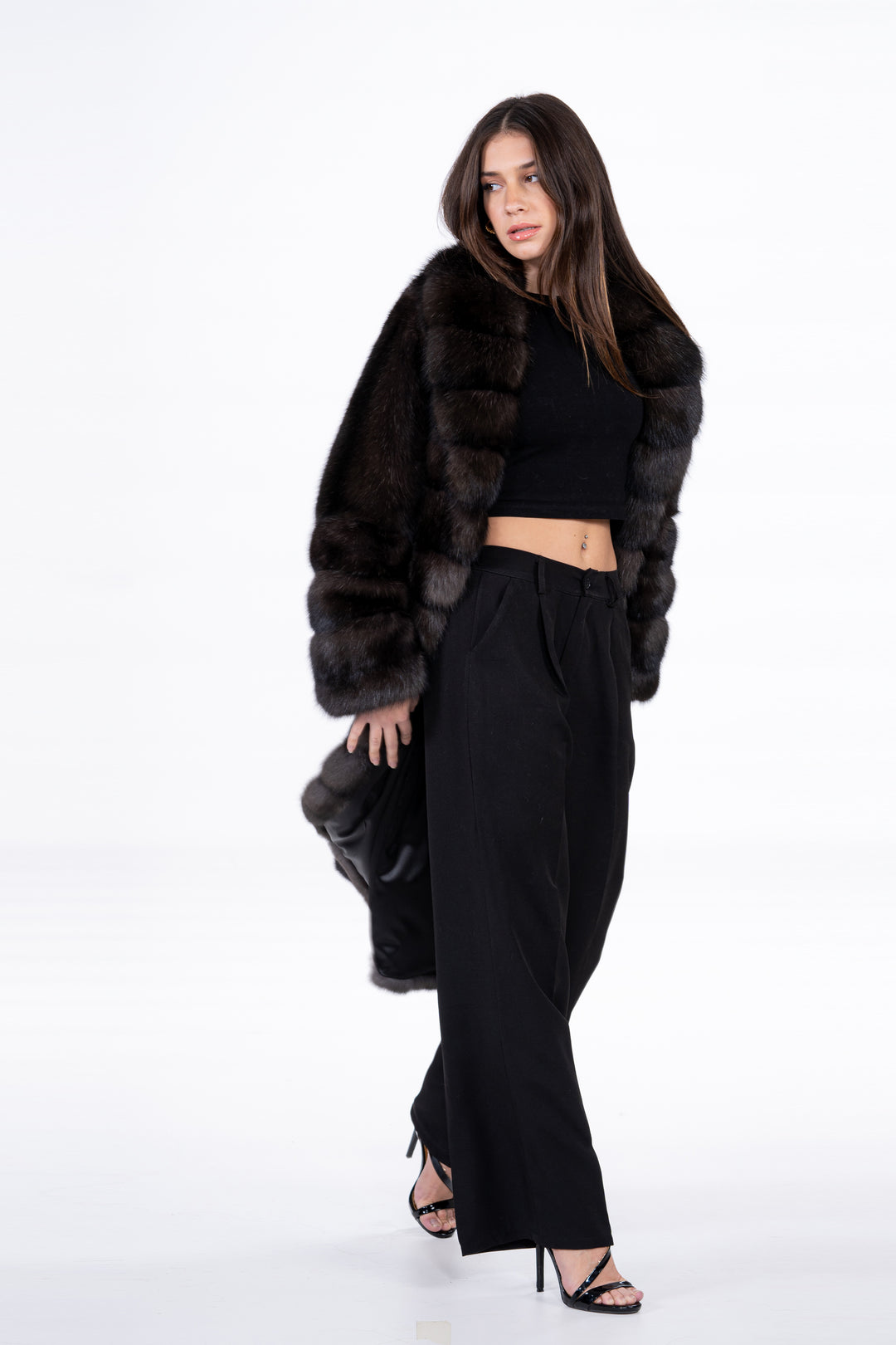 Manzari Russian sable fur coat for a timeless look