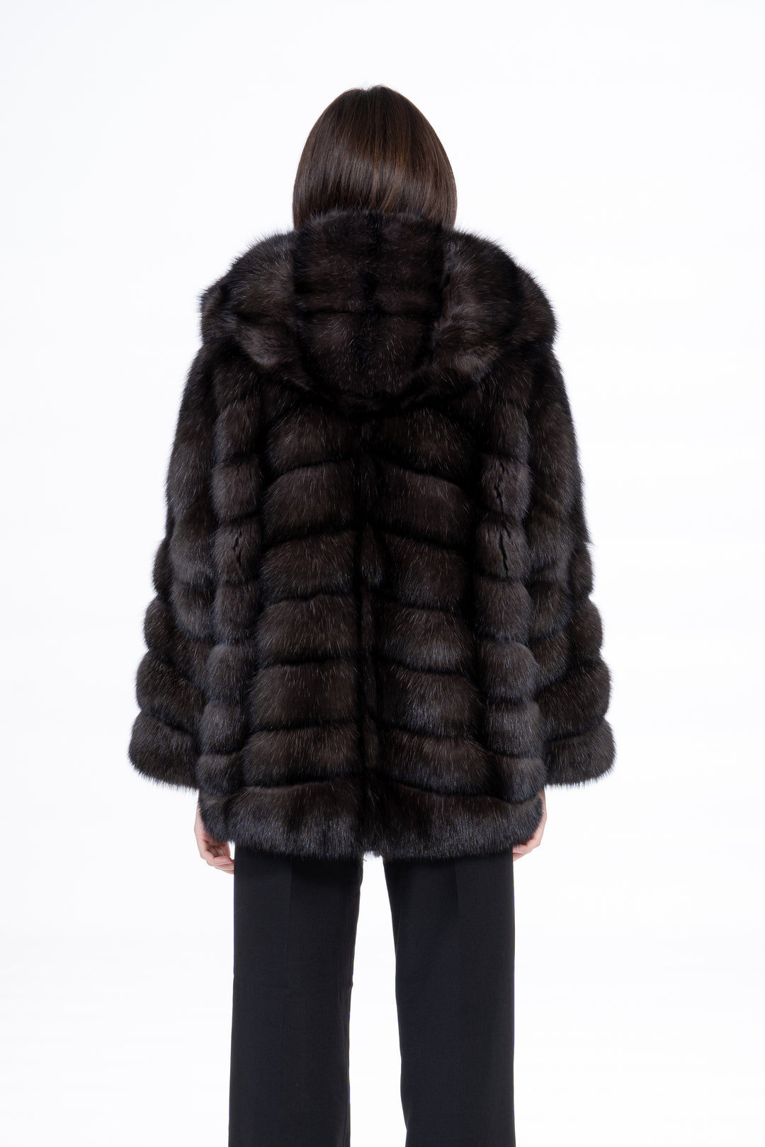 Exclusive Carbonio Russian sable fur coat by manzari