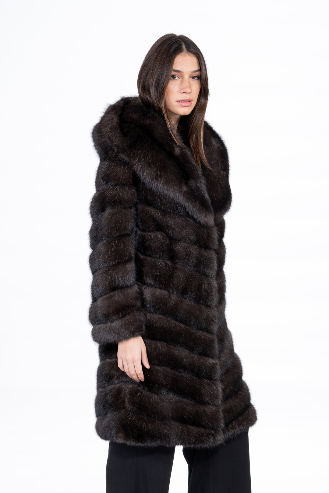 Manzari Russian sable fur coat for a timeless look