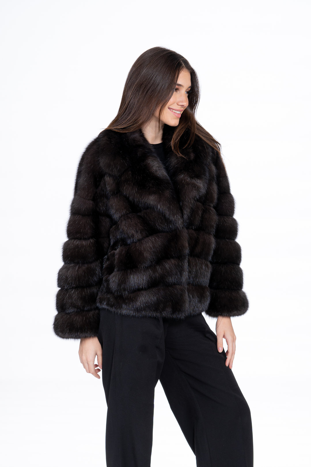 Sophisticated Russian sable fur coat for special occasions
