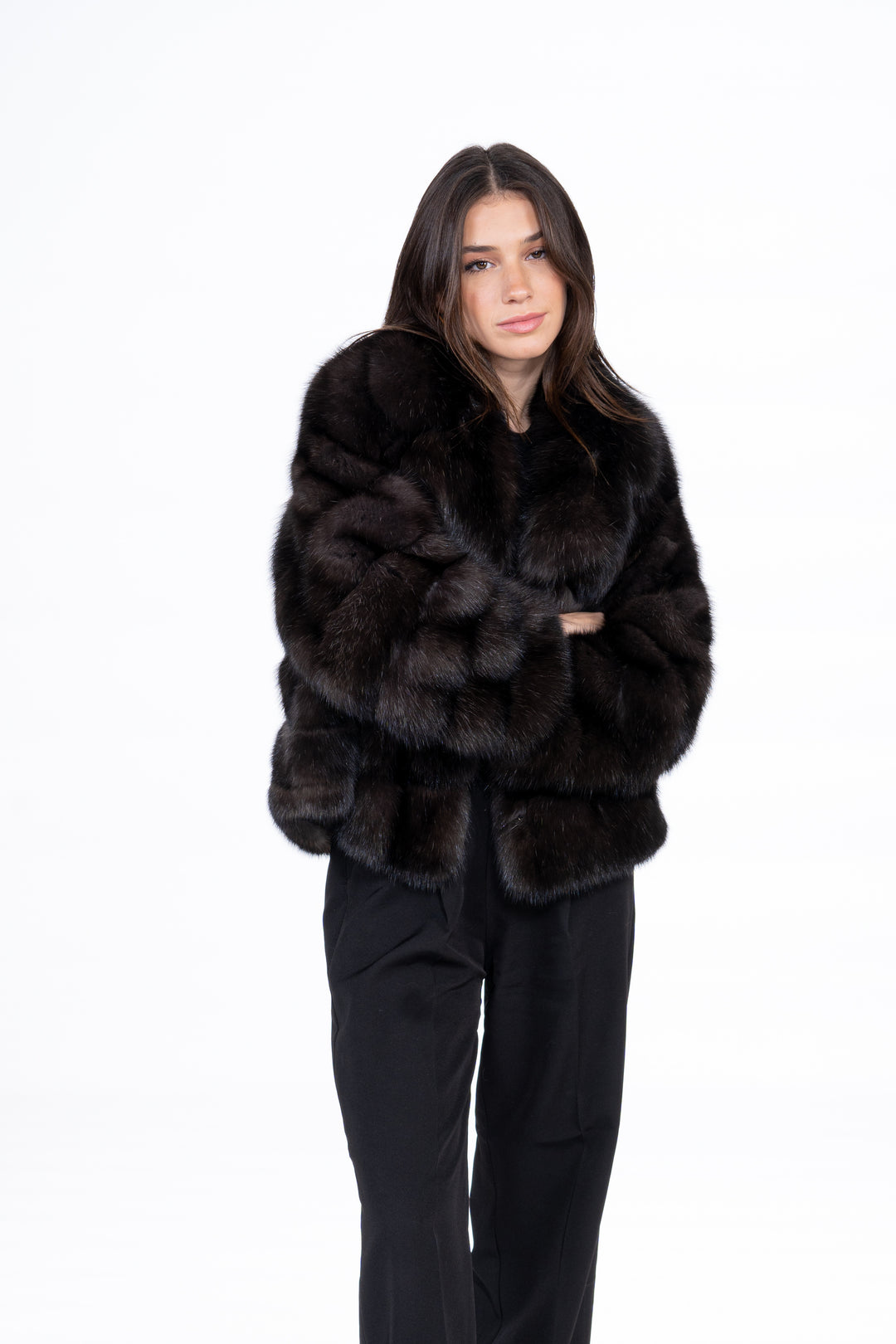 Sophisticated Russian sable fur coat for special occasions