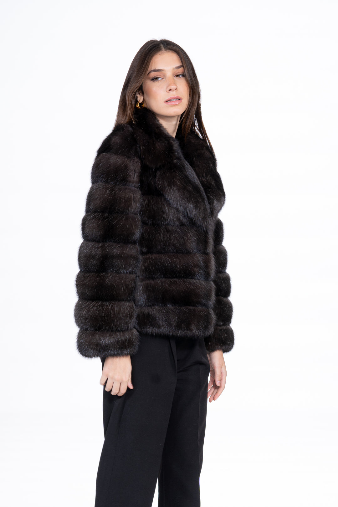 High-quality Russian sable fur coat for luxury lovers