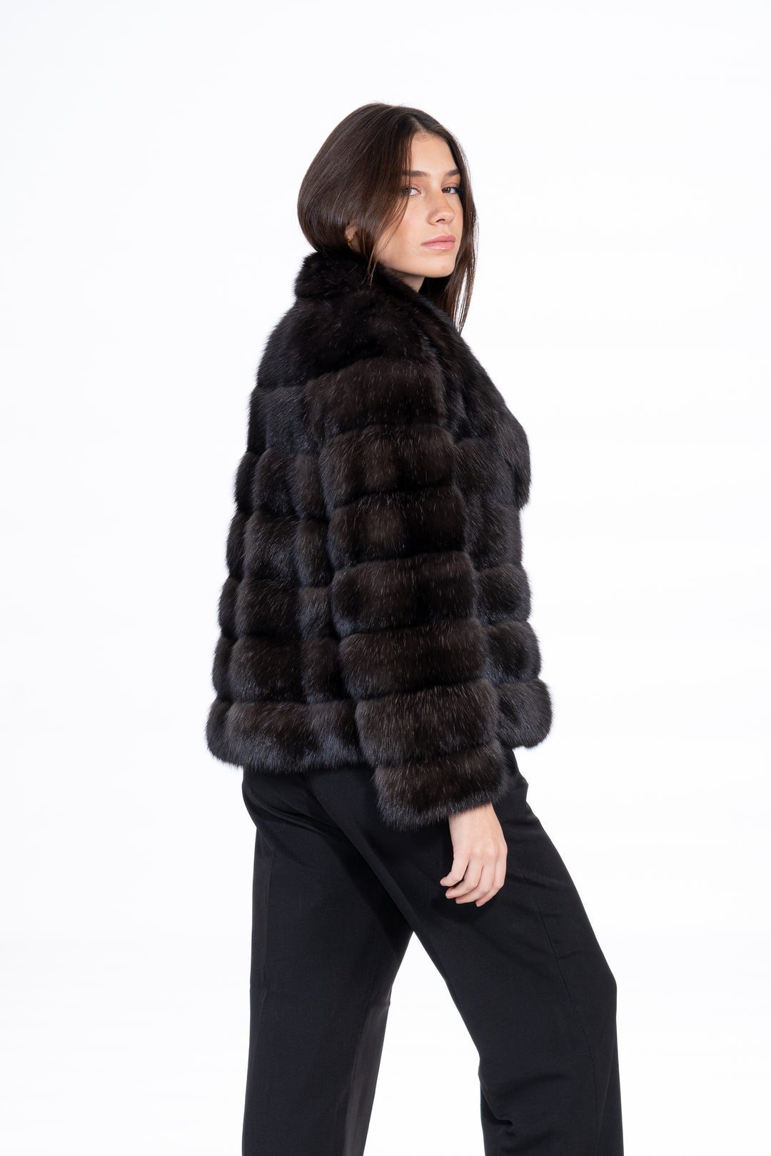 Sophisticated Russian sable fur coat for special occasions