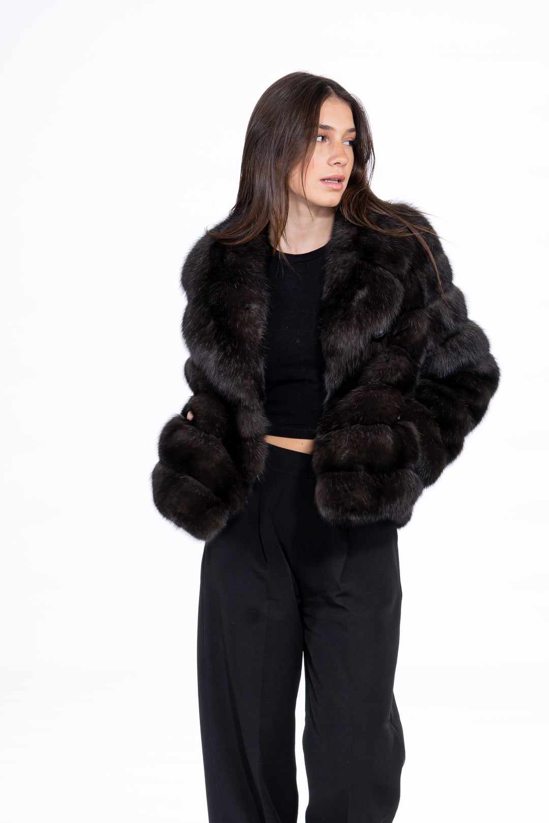 Russian sable fur coat by manzari for a bold statement