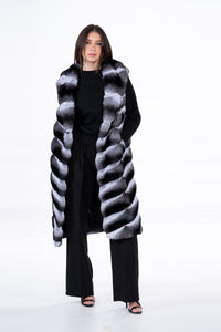 Soft and luxurious Natural Chinchilla fur coat by manzari