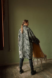 Sophisticated Black Swakara fur coat by manzari