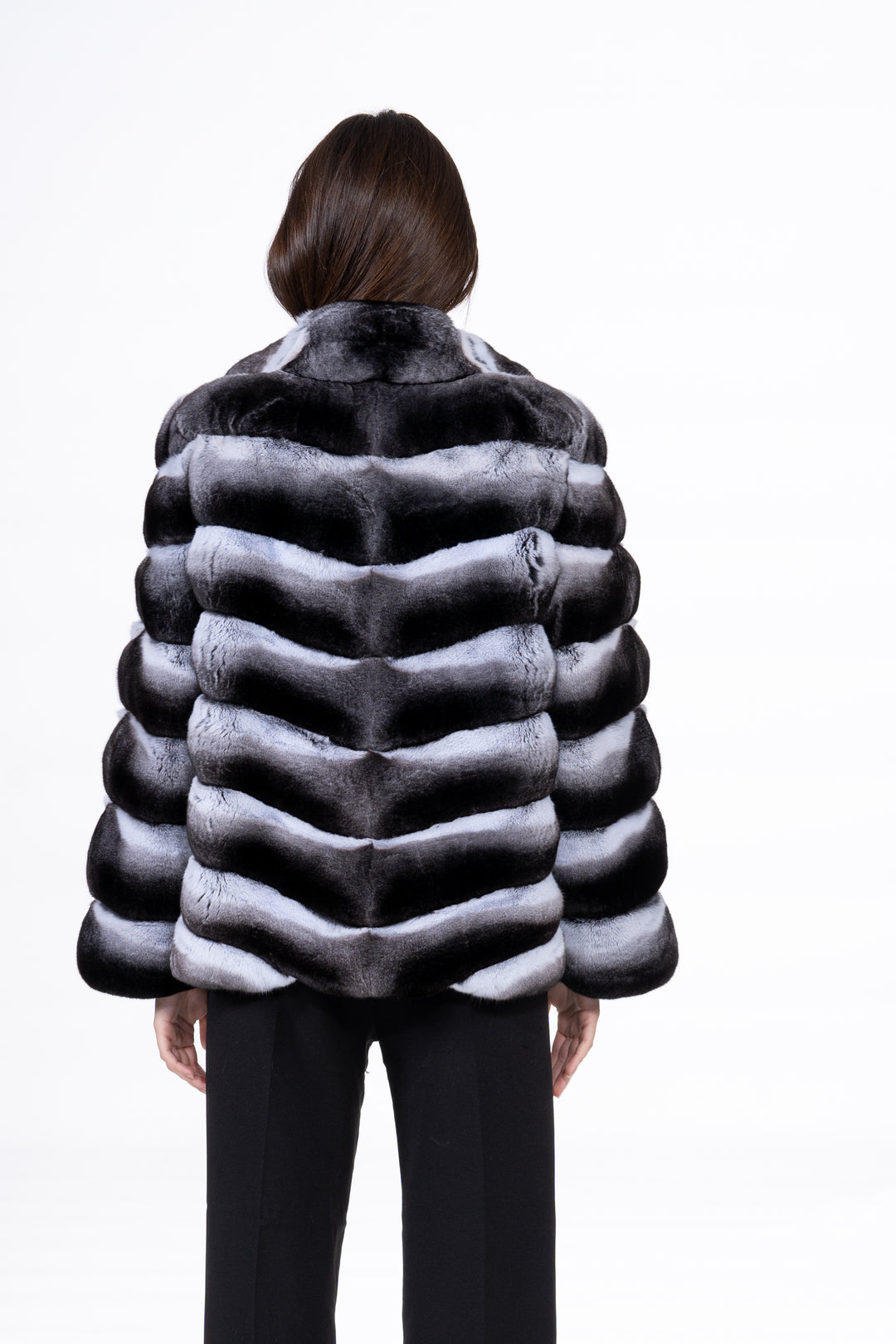 Exclusive Natural Chinchilla fur coat by manzari