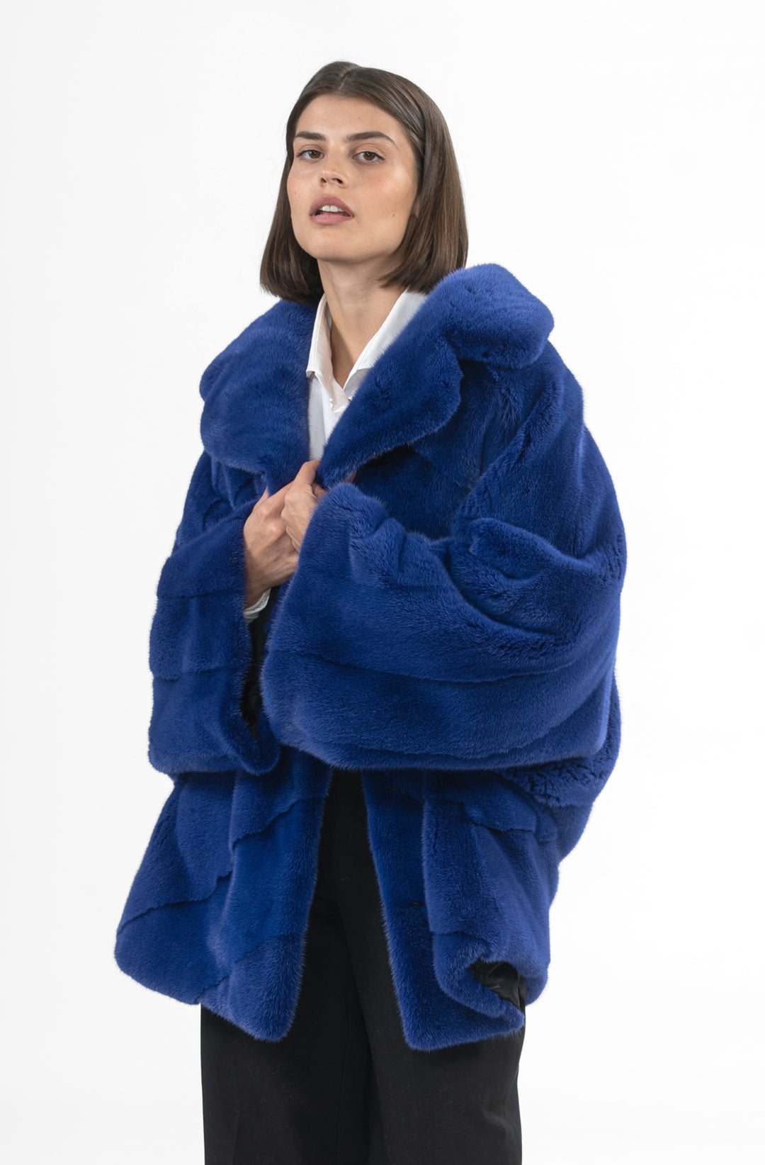 Chic Mink fur coat by manzari for a bold statement