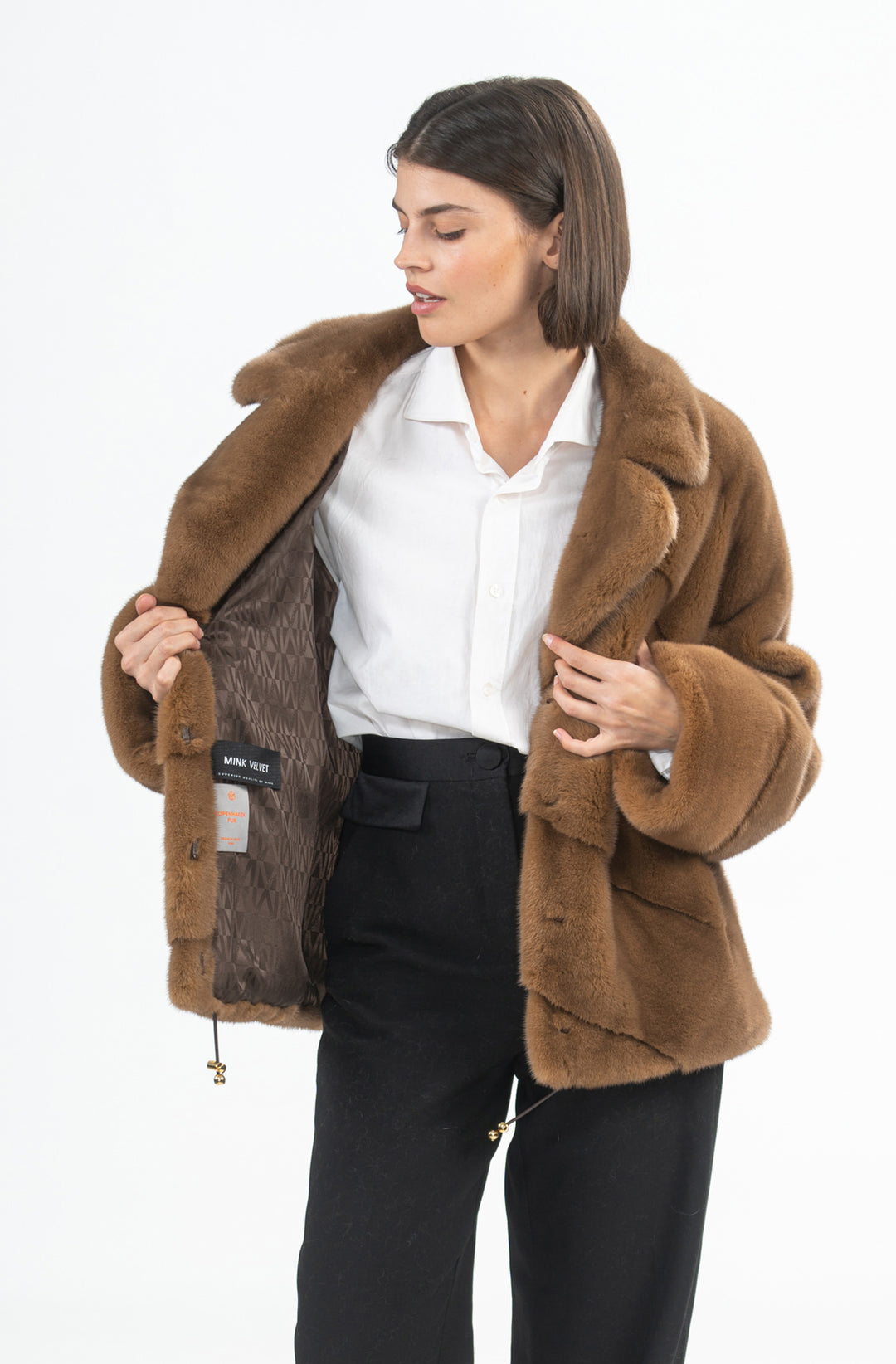 Premium Mink fur coat for a sophisticated style