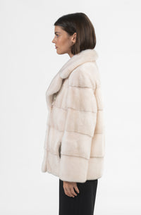 Chic Mink fur coat by manzari for a bold statement