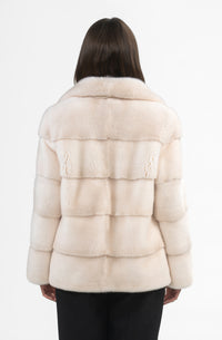 Chic Mink fur coat by manzari for a bold statement