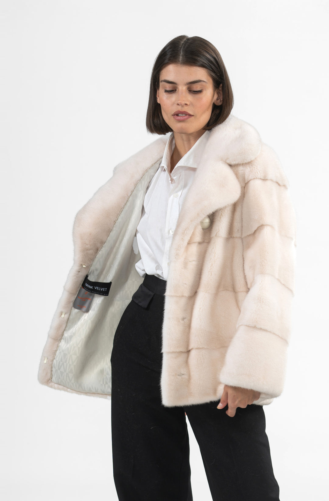 Classic Mink fur coat by manzari