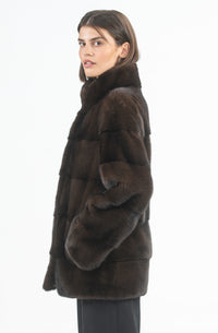 Manzari Mink fur coat for a timeless appeal