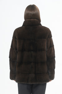 Manzari Mink fur coat for timeless elegance