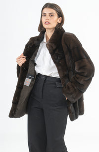 Manzari Mink fur coat for timeless elegance