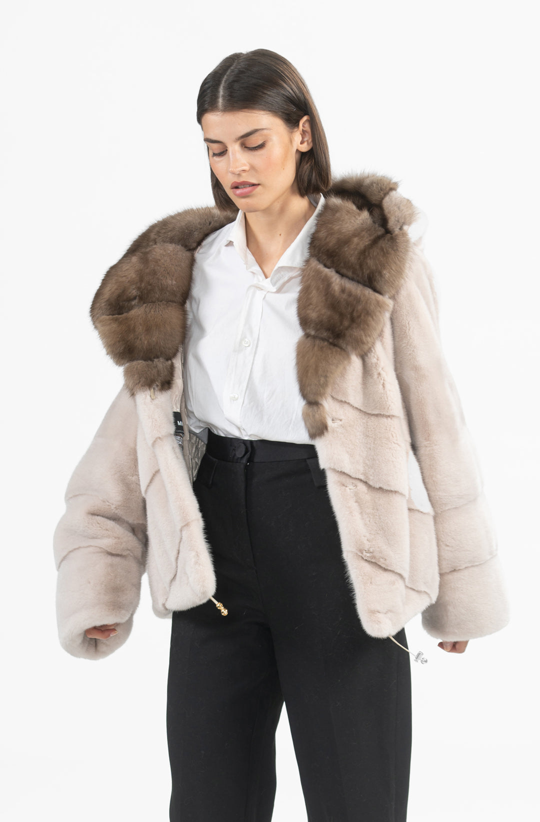 Exclusive Mink fur coat by manzari
