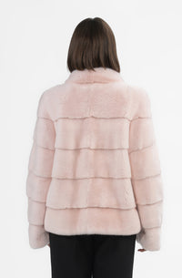 Manzari Unknown Mink fur coat with a modern touch