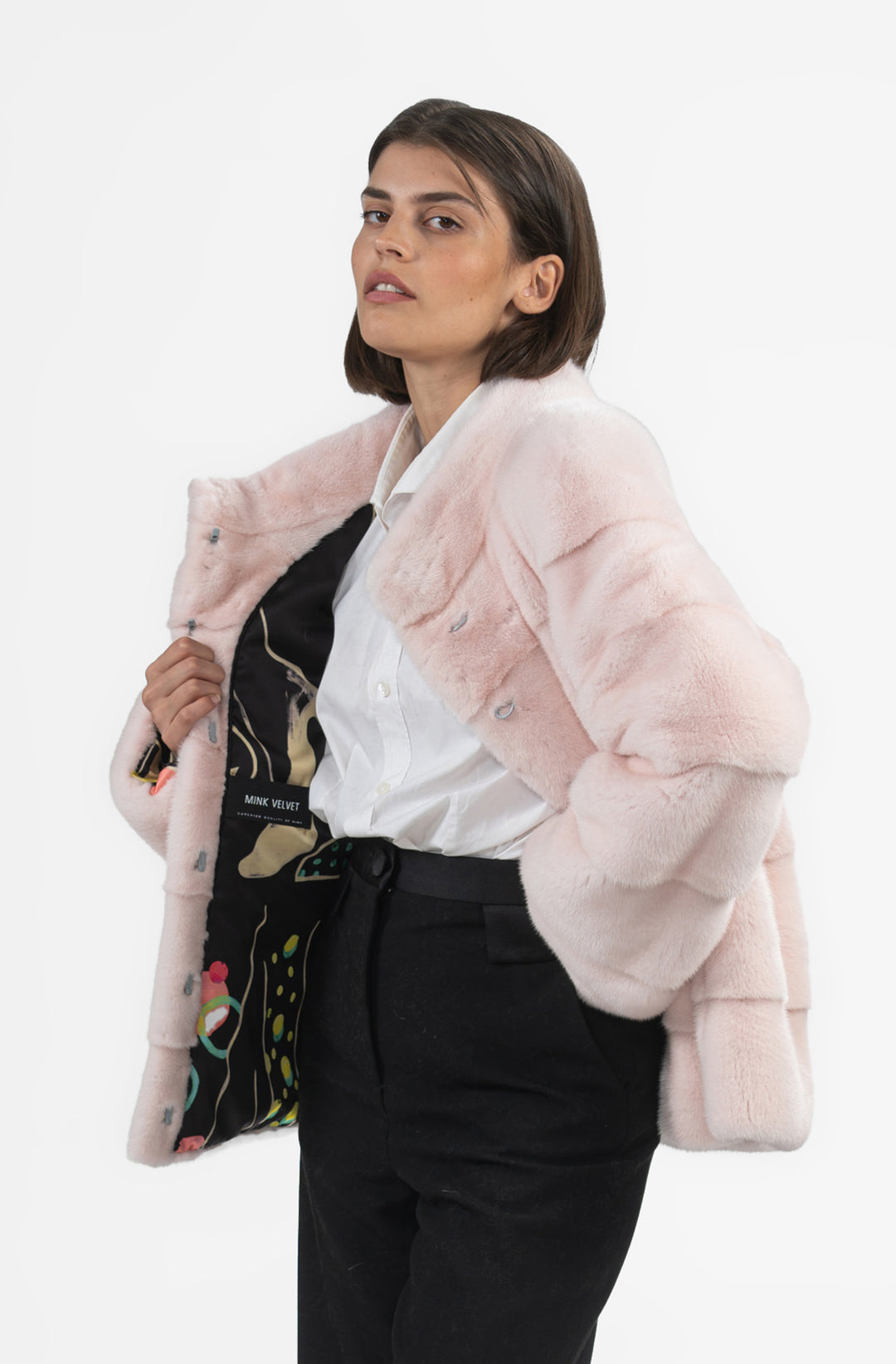 Premium Unknown Mink fur coat for a sophisticated style
