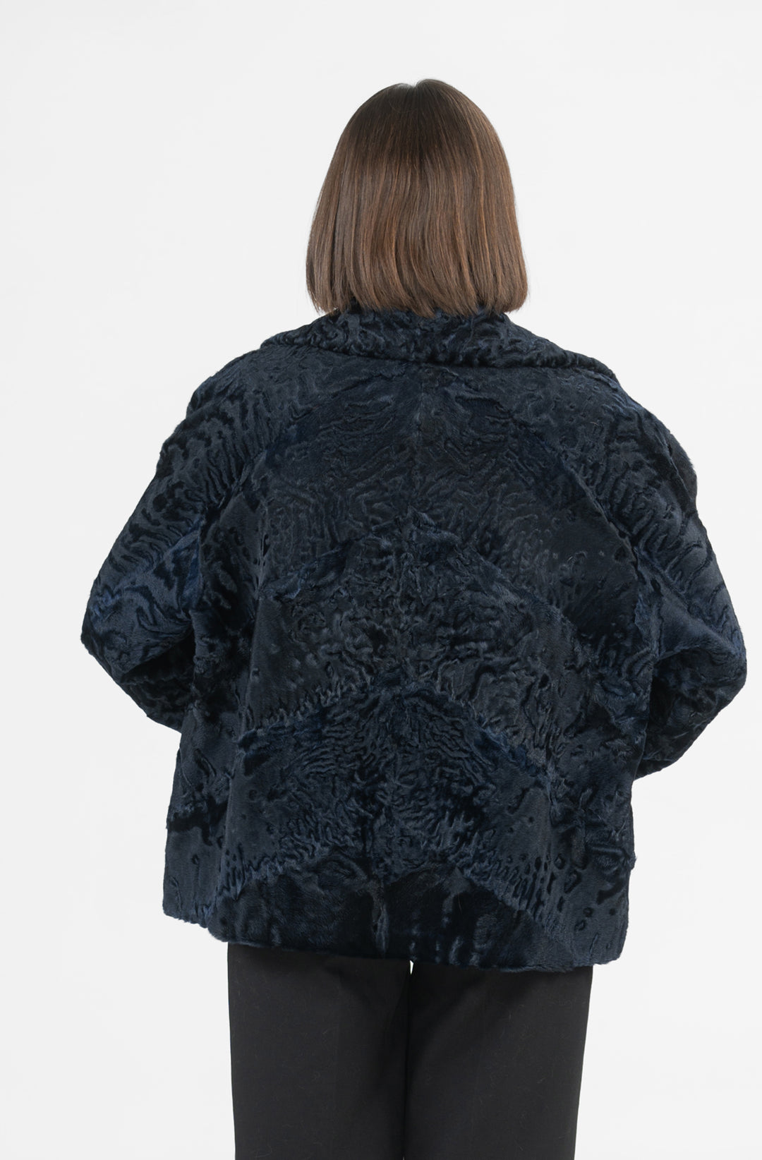 Premium swakara fur coat for a unique style