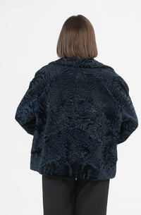 Premium swakara fur coat for a unique style