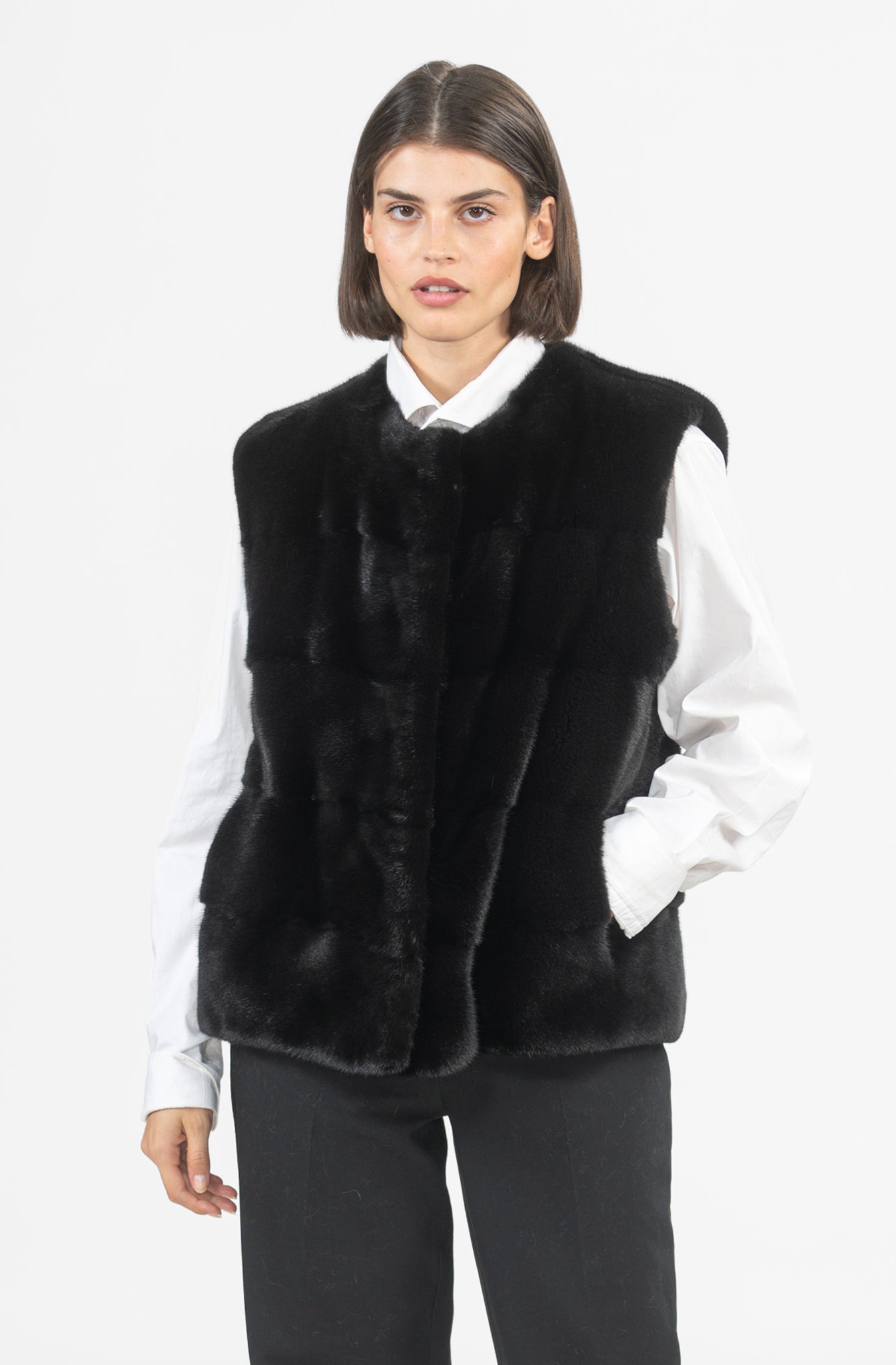 MINK SHORT VEST