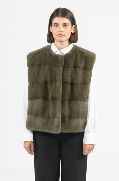 MINK SHORT VEST