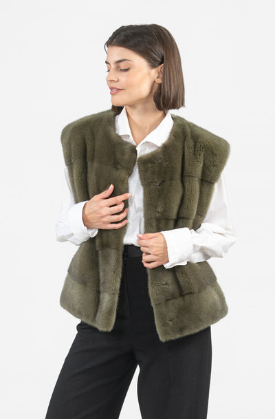 MINK SHORT VEST